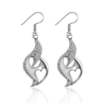 Classic Fashion Earrings Silver Wedding